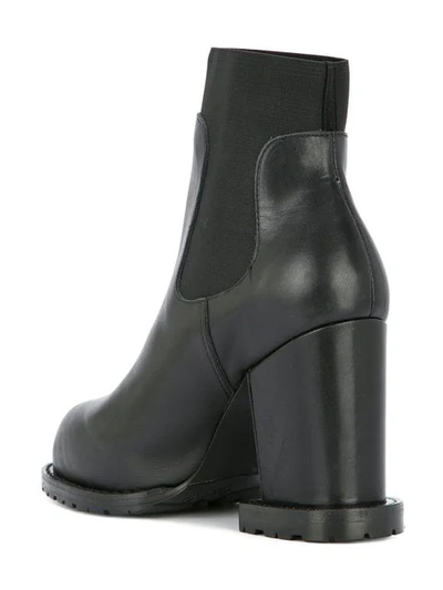 Shop Sacai Sock Ankle Boots In Black