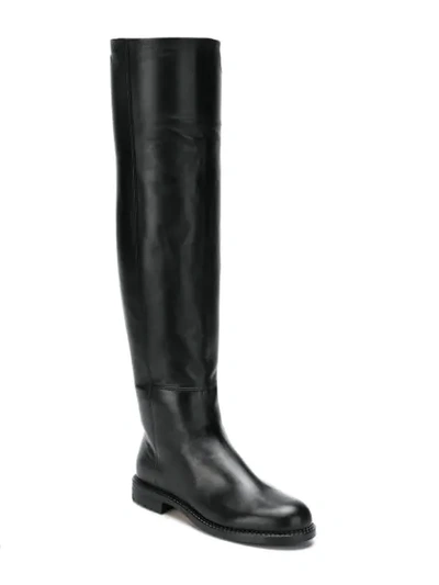 Shop Loriblu Knee High Boots In Black