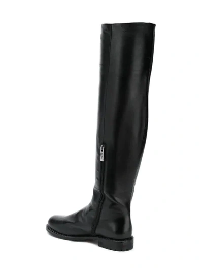 Shop Loriblu Knee High Boots In Black