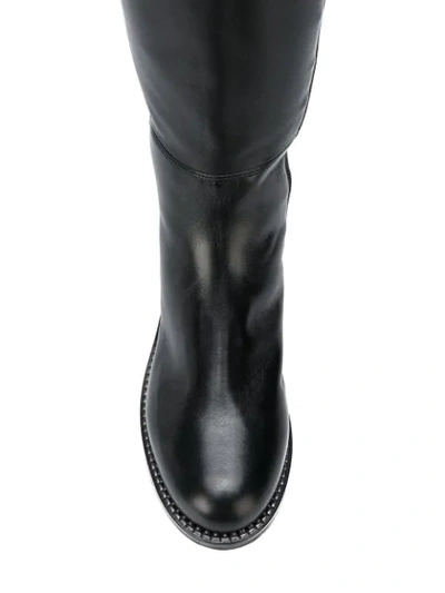 Shop Loriblu Knee High Boots In Black