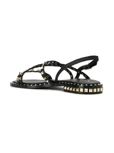 Shop Ash Brasil Sandals In Black