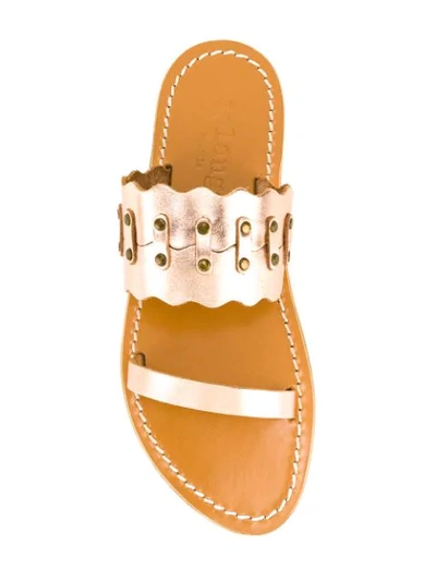 Shop Solange Double-strap Sandals In Pink