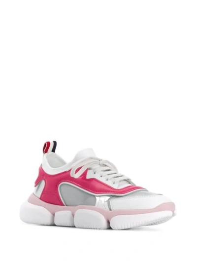 Shop Moncler 'briseis' Sneakers In White