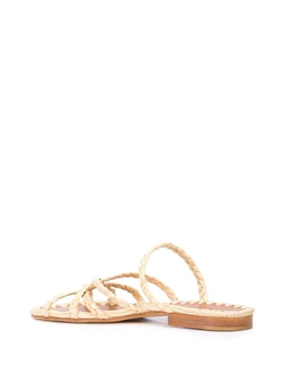 Shop Carrie Forbes Noura Braided Sandals In Brown