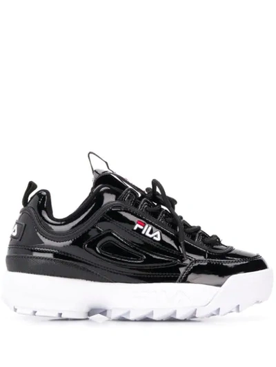 Shop Fila Disruptor Sneakers In Black