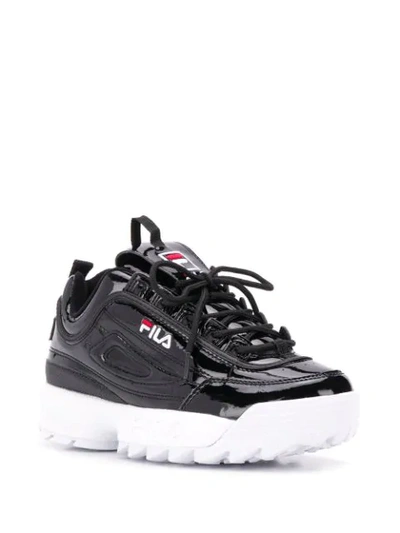 Shop Fila Disruptor Sneakers In Black