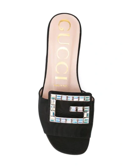 Shop Gucci Open-toe Sandals In Black