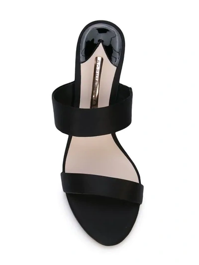SOPHIA WEBSTER ROSALIND水晶穆勒鞋 - 黑色