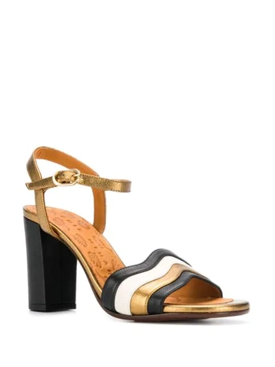 Shop Chie Mihara Baolap Heeled Sandals In Gold