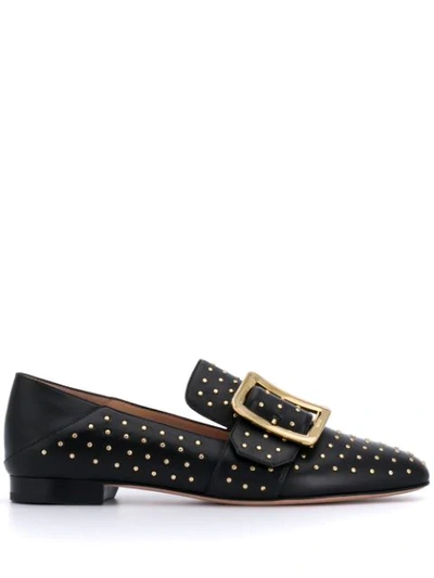 BALLY JANESSE LOAFERS - 黑色