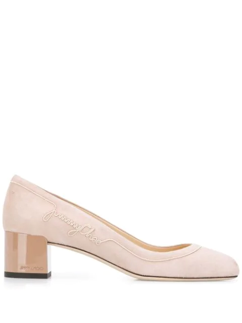 pink low heels