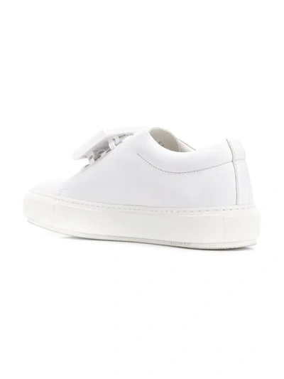 Shop Acne Studios Adriana Turn Up Sneakers In White