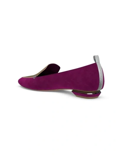 Shop Nicholas Kirkwood Customisable Beya Loafers In Purple