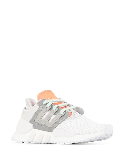 ADIDAS ORIGINALS X KANYE WEST EQT SUPPORT 91/18 SNEAKERS - 白色