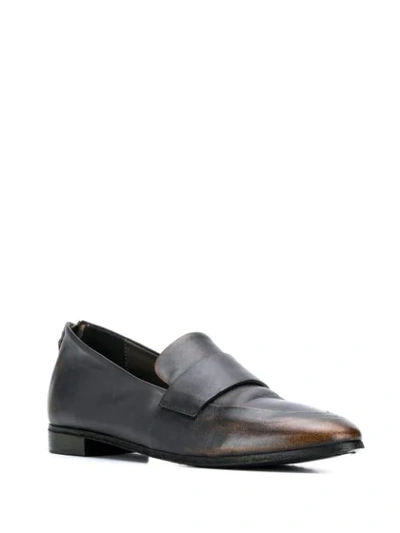 Shop Marsèll Distressed Loafers In Black