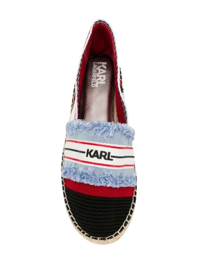 Shop Karl Lagerfeld Kamini Espadrilles In Red
