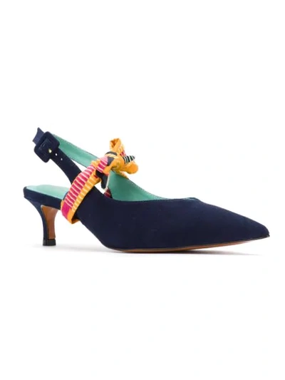 Shop Blue Bird Shoes Suede Pumps In Blue