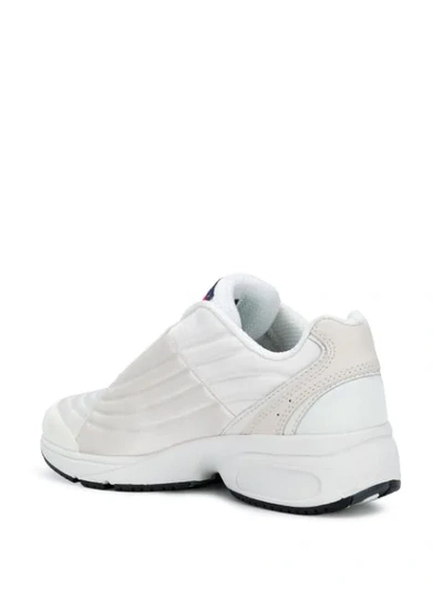 Shop Tommy Hilfiger Logo Patch Sneakers In White