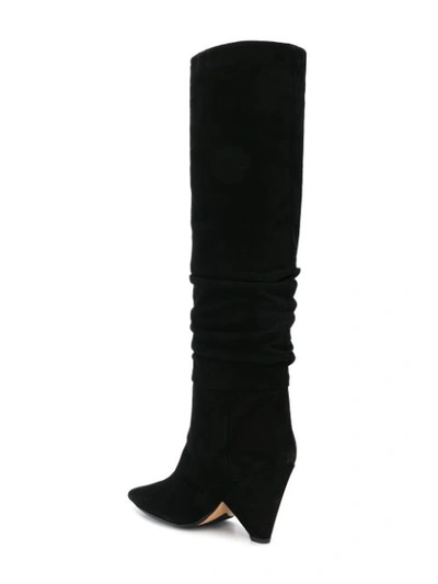 Shop Anna F . Pointed Knee-length Boots - Black