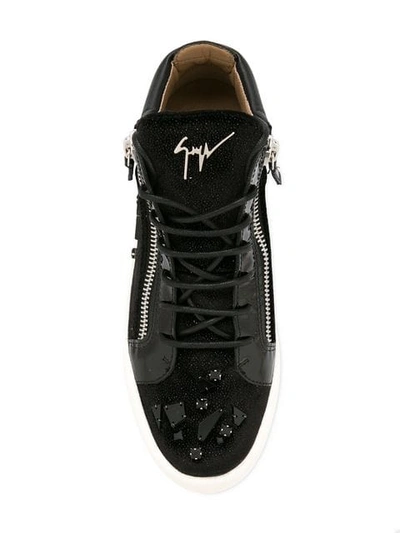 Shop Giuseppe Zanotti Kriss Hi In Black