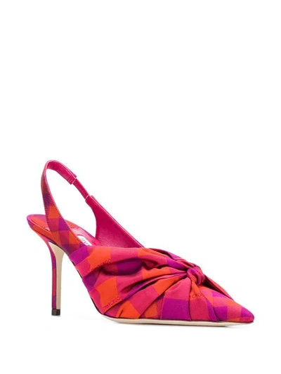Shop Jimmy Choo Annabell Slingback Pumps In Pink