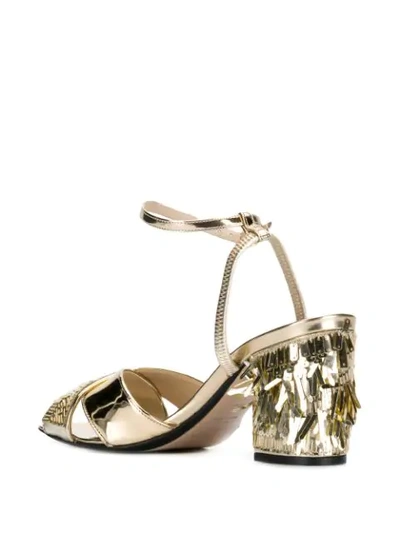 Nº21 PLATINUM GOLD SANDALS - 金色