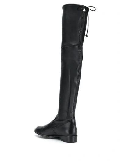 Pre-owned Stuart Weitzman Lowland Boots In Black