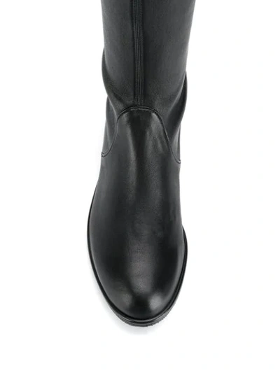 Pre-owned Stuart Weitzman Lowland Boots In Black