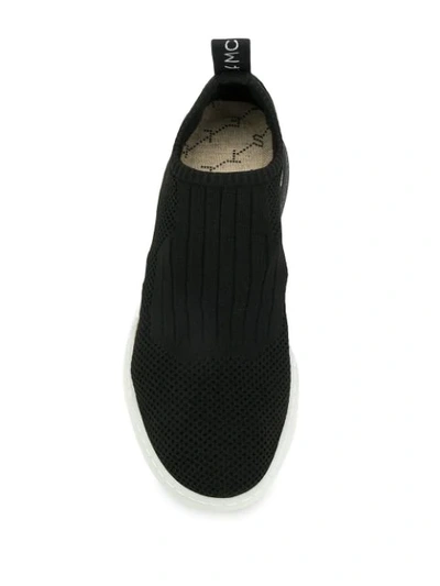 Shop Stella Mccartney 'loop' Sock-sneakers In Black