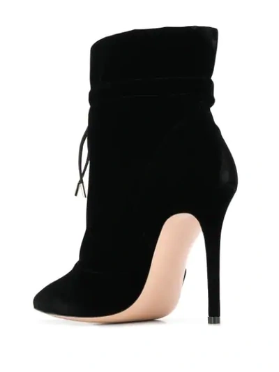 Shop Gianvito Rossi Toggle Fastening Boots In Black