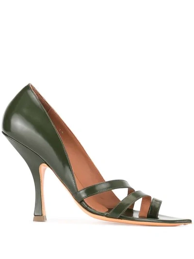 Shop Y/project Strap Sandals In Green