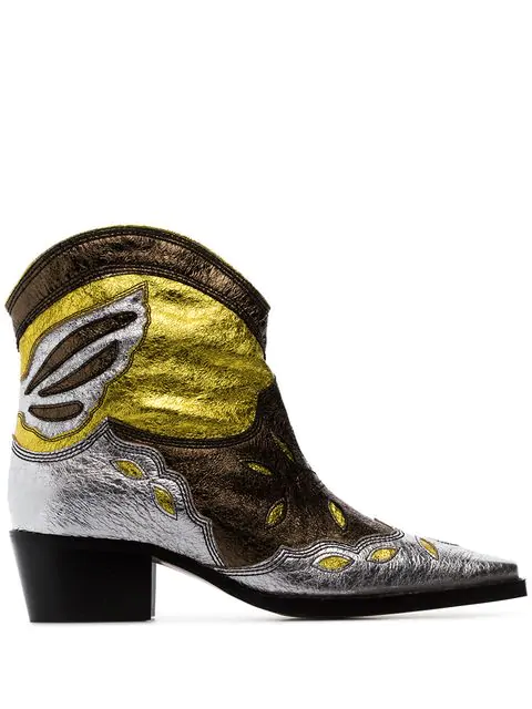 cowboy boots ganni