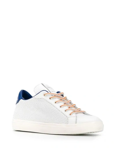 Shop Leather Crown Klassische Sneakers In White