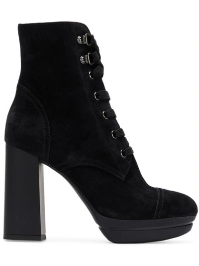 Shop Hogan High Heel Boots - Black