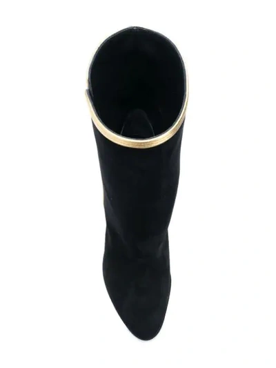 Shop Saint Laurent Loulou Ankle Boots - Black