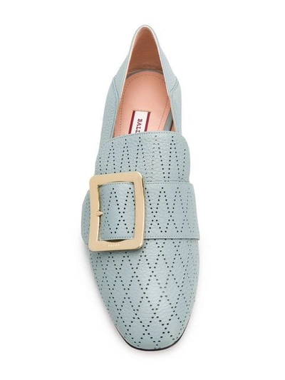 Shop Bally Janelle Loafers In Blue