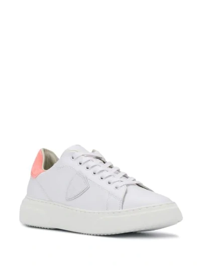 Shop Philippe Model Temple Femme Sneakers - White