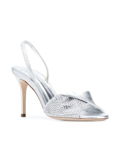 Shop Giuseppe Zanotti Rosaline Sandals In Silver