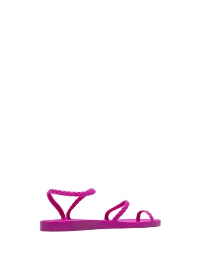 ANCIENT GREEK SANDALS FUCHSIA PINK ELEFTHERIA STRAPPY JELLY SANDALS - 粉色