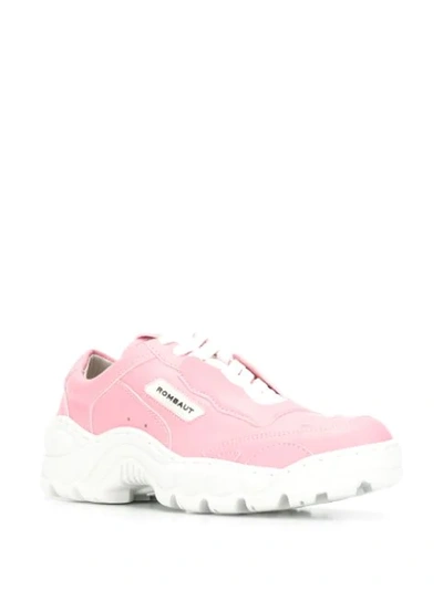 Shop Rombaut Lace-up Sneakers In Pink