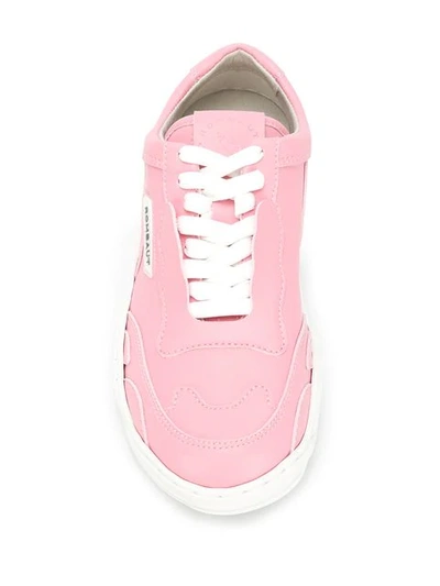Shop Rombaut Lace-up Sneakers In Pink