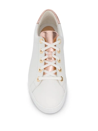 MICHAEL KORS COLLECTION LOW-TOP SNEAKERS - 白色