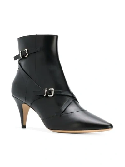 Shop Tod's Multi-buckle Ankle Boots In Black