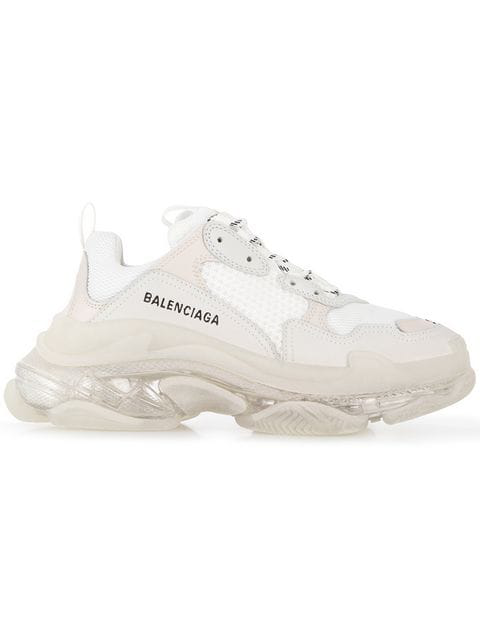 Cheap Balenciaga Triple S Trainers Sliver Black Red shoes