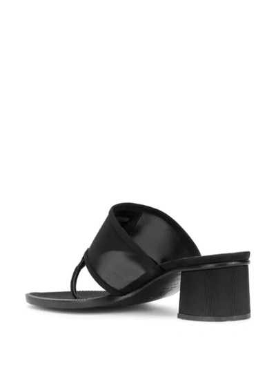Pre-owned Fendi Logos Sandals In Black