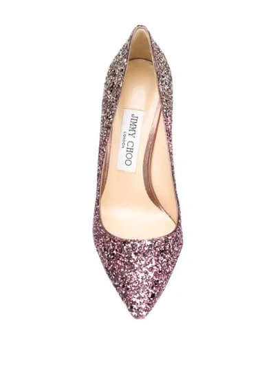 Shop Jimmy Choo Romy 100 Pumps In Pink