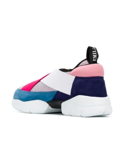 Shop Emilio Pucci City Cross Sneakers In Pink