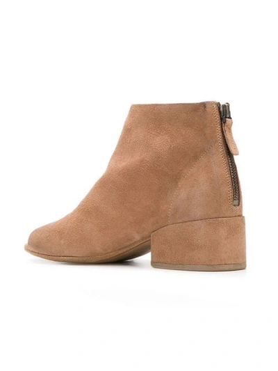 Shop Marsèll Open Toe Ankle Boots In Neutrals