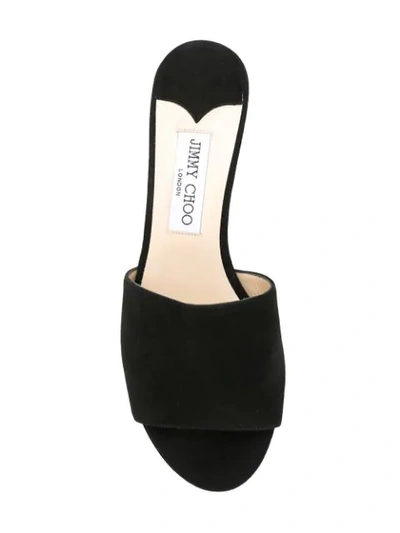 Shop Jimmy Choo Deedee 80 Mules In Black