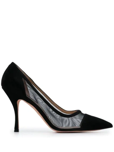 Shop Stuart Weitzman Monroe Pumps In Black